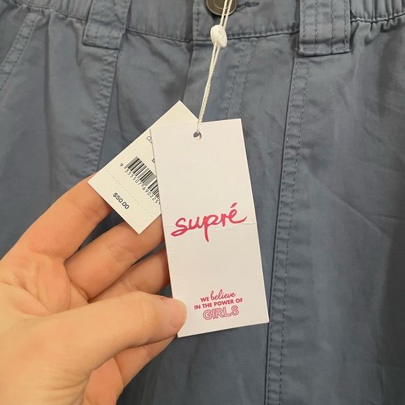 Blue Supre Cargo Pants Size 6 NWT - Picture 6 of 7